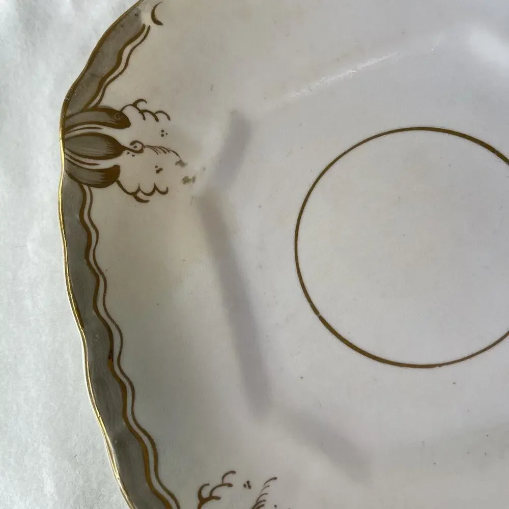 Antique Carl Tielsch Altwasser Germany Iridescent Side Plate #3/299